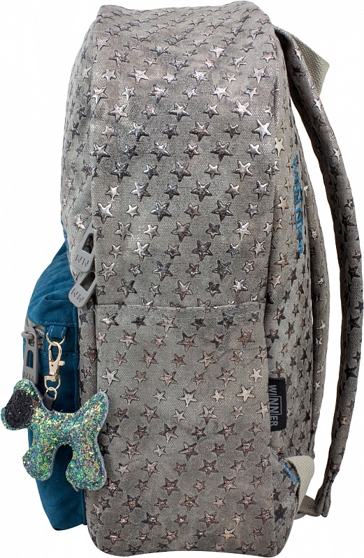 Рюкзак со звездочками и брелоком  